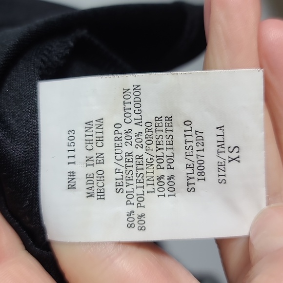 AS U WISH Black High Low Crochet Lined Dress Size XS - Picture 3 of 16